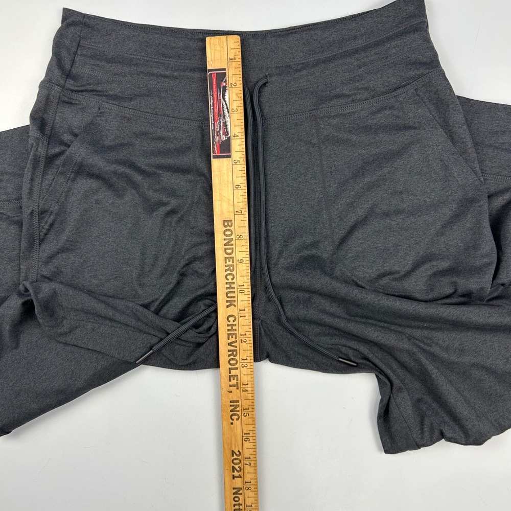 Lole Womens Charcoal Gray Heather Joggers Drawstring Activewear Pants Size M - Picture 6 of 9